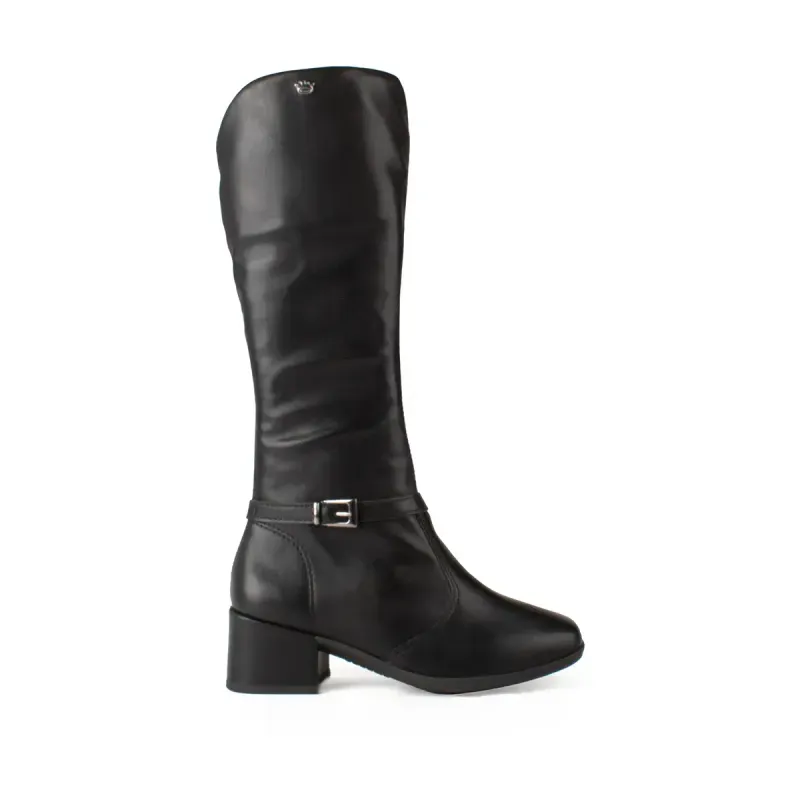 Bota Pink Cats Infantil de Cano Longo Preta 34