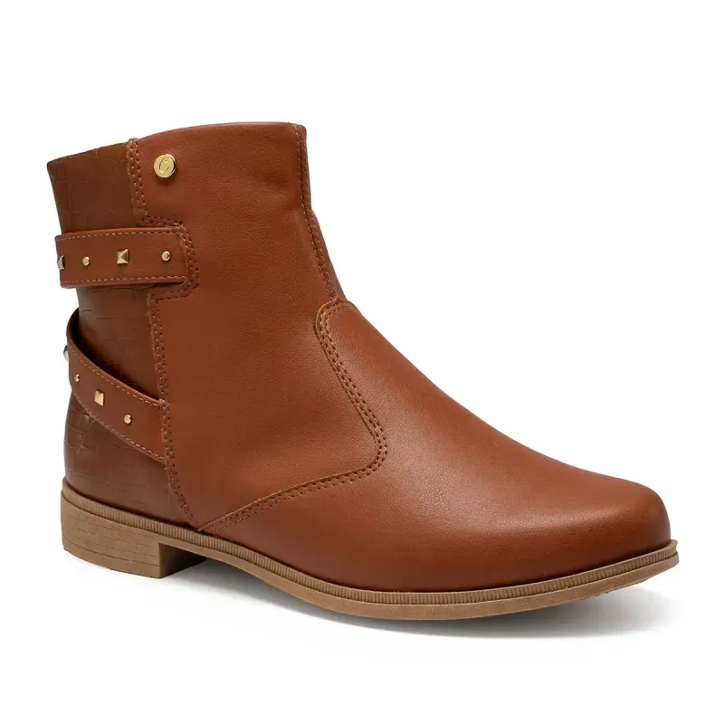 Bota Campesí de Cano Curto Caramelo 38