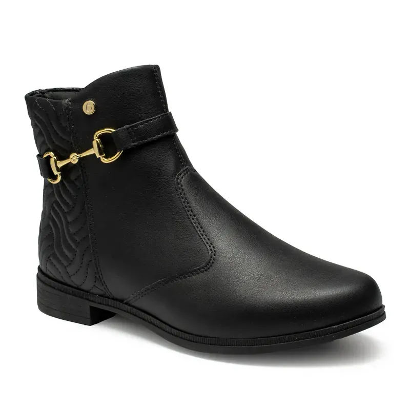 Bota Campesí de Cano Curto Preta 40
