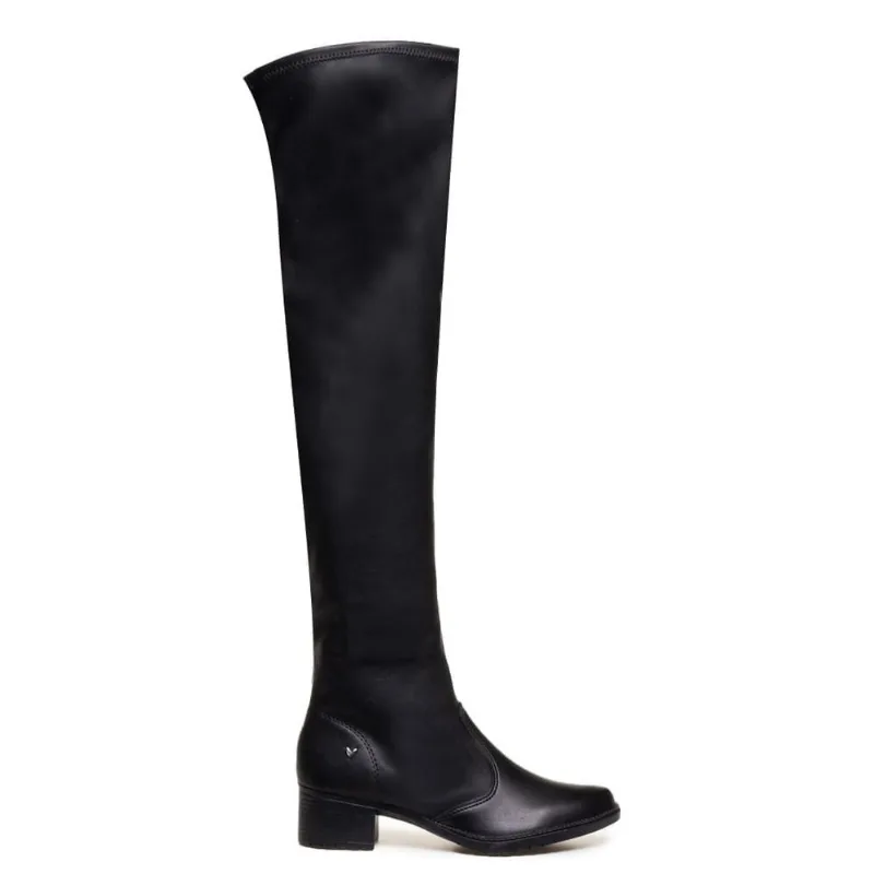 Bota Mississipi Over The Knee Feminina Preta PRETO - 34