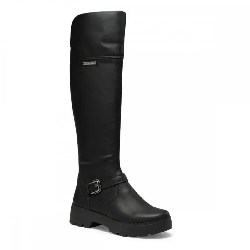 Bota Pink Cats Cano Alto Preta Infantil 31