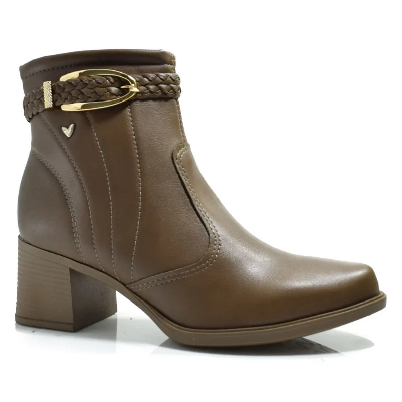 Ankle Boots Feminino Mississipi Marrom MC851 34