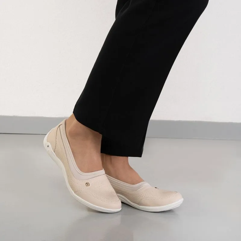 Tênis Kolosh Slip On Feminino Creme TULE/TULE - 40