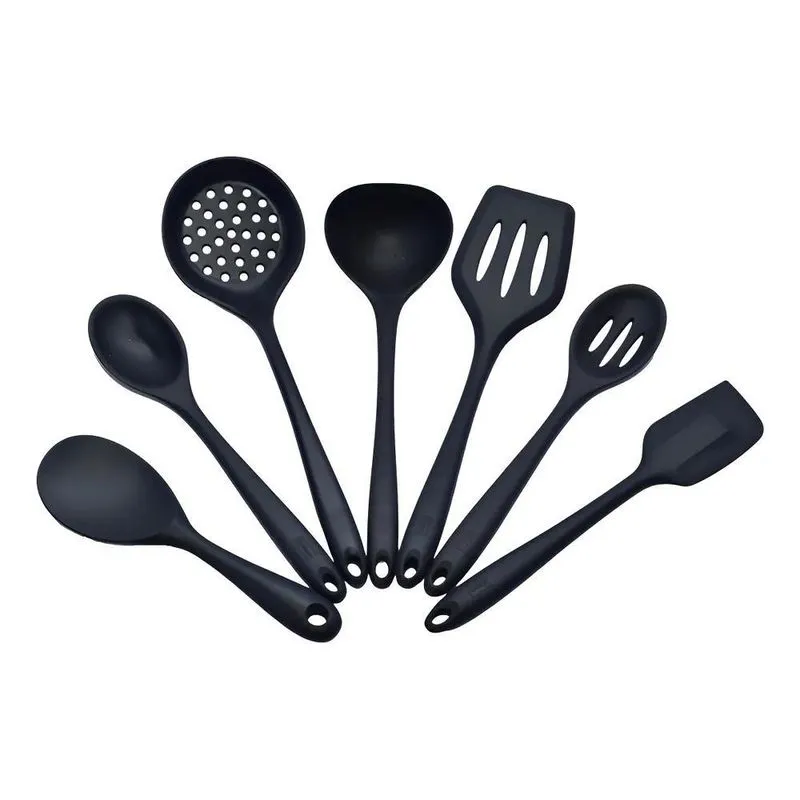 Jogo Colher Escumadeira Espátula Concha Belakaza Silicone 7