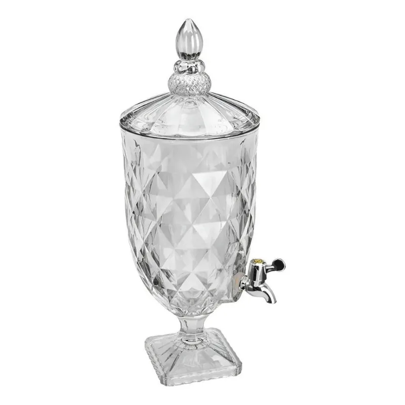 Suqueira De Vidro 5l Diamond Transparente 6775 Lyor