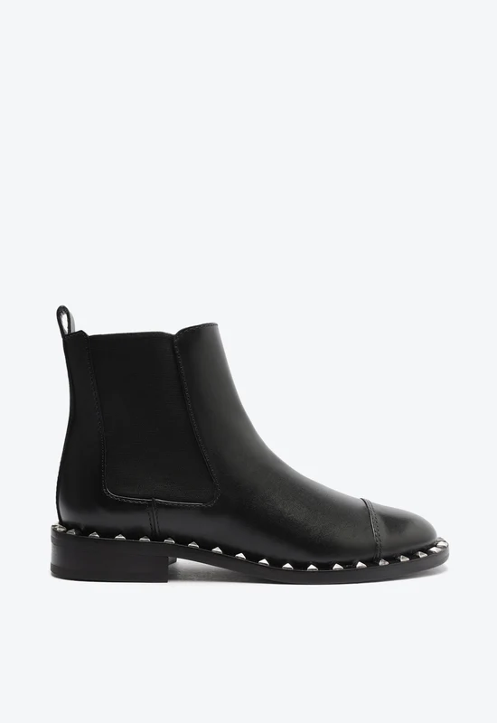 Tanner Leather Bootie 10.5 / Black / Leather