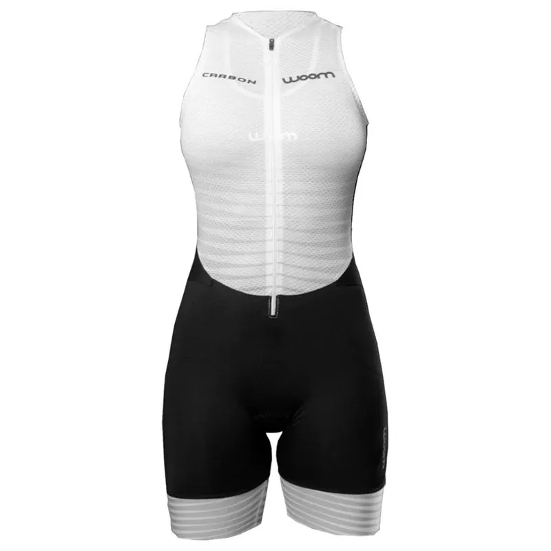 Macaquinho Triathlon Woom Carbon Storm Ice Feminino