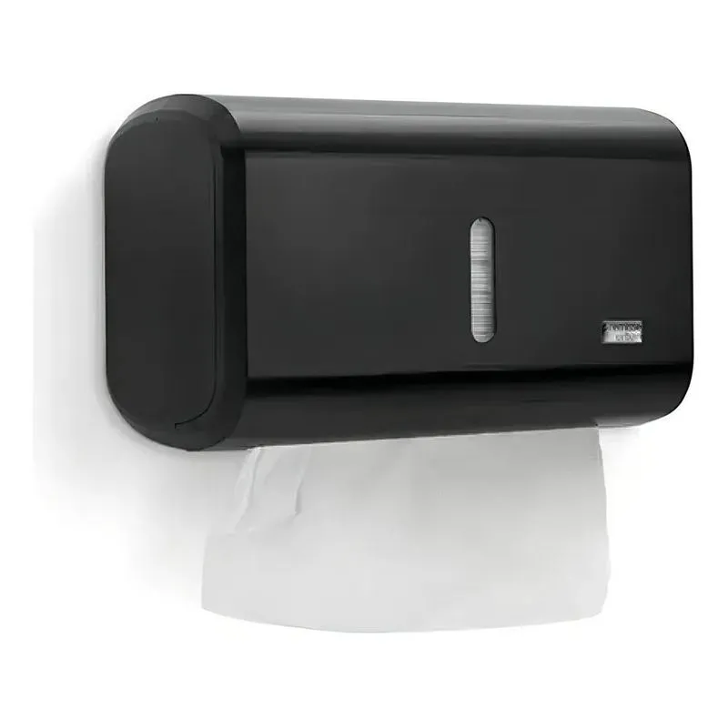 Suporte Para Papel Toalha Interfolha Compacto Preto