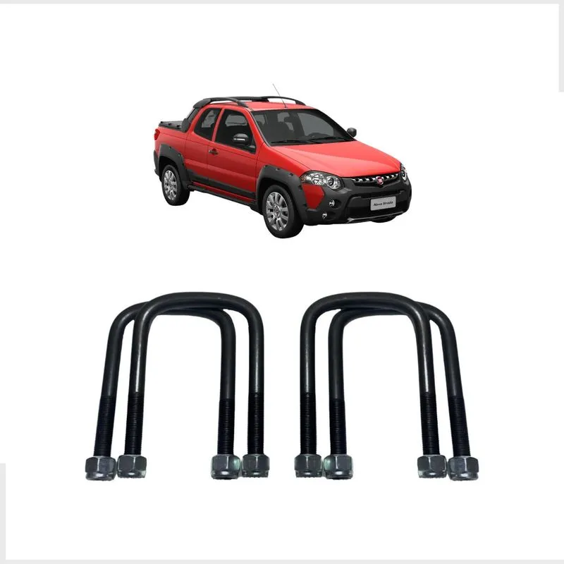 Grampo De Elevação Strada 4cm 6cm Suspensão Lift Com Porcas