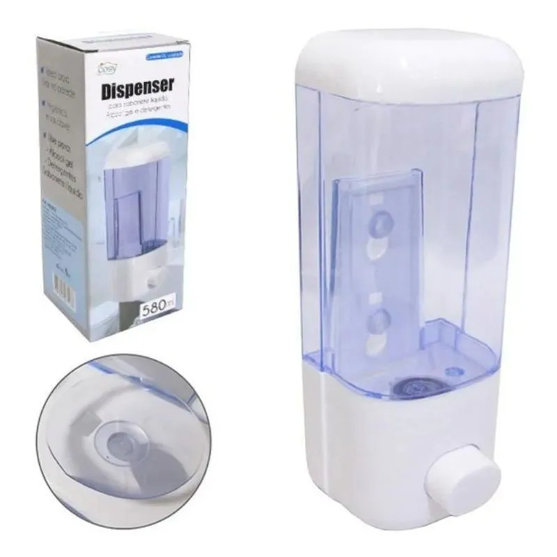 5x Dispenser De Parede Cosy Para Sabonete Líquido E Álcool G