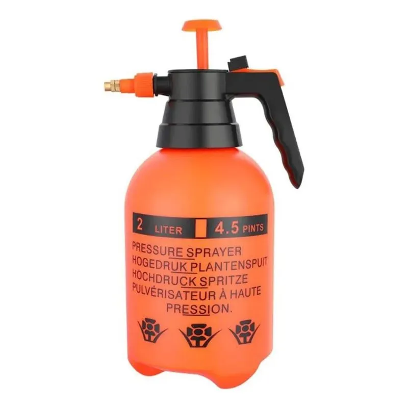 Bomba Manual, Pulverizador, Fumigador, 2l, Cor Laranja Claro
