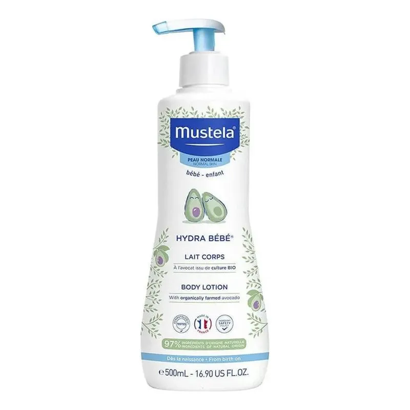 10x Hydra Bebe Locao Corporal Mustela Infantil Hipoalergeni