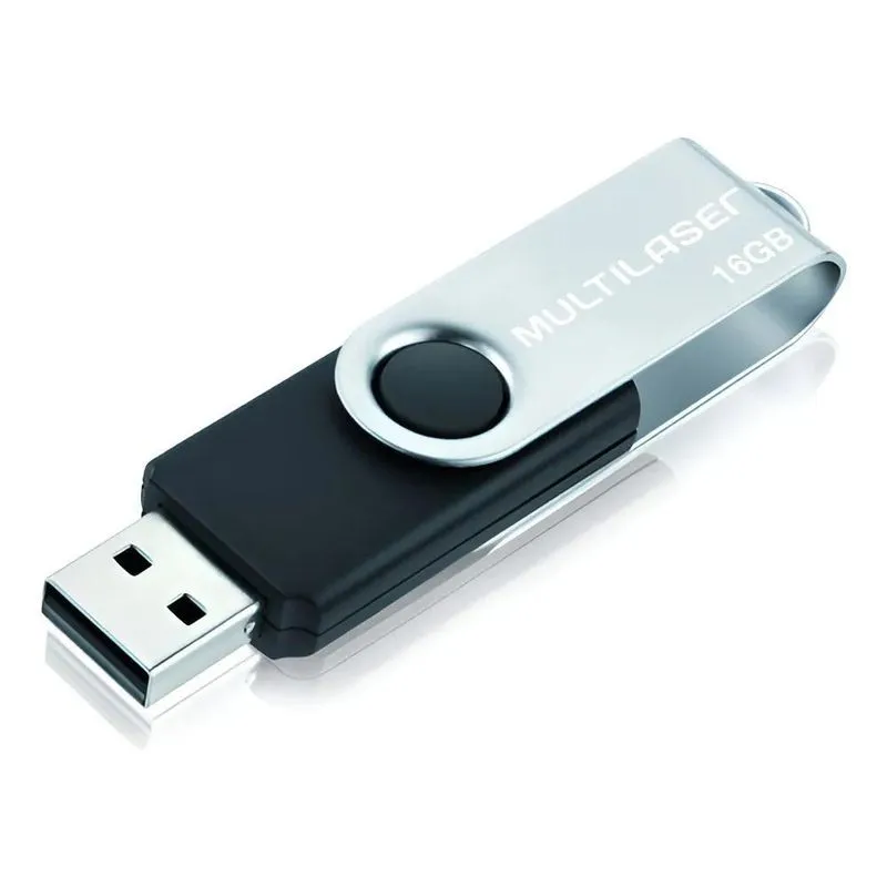 Pen Drive Twist 16GB Preto Multilaser - PD588