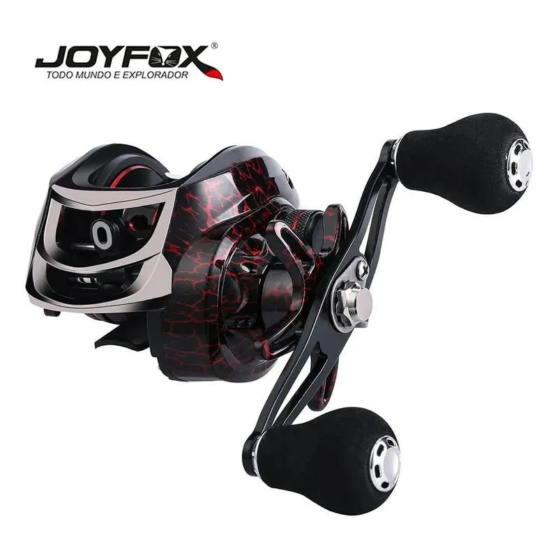 5x Carretilha De Pesca 7.1:1 Joyfox 18 Rolamentos 8kg Esquer
