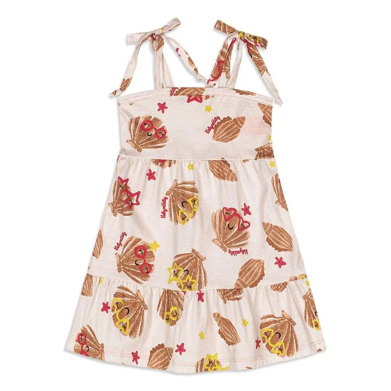 Vestido Kely kety Infantil Verão Estampa Floral 1/3 - 50423-OFF WHITE-1