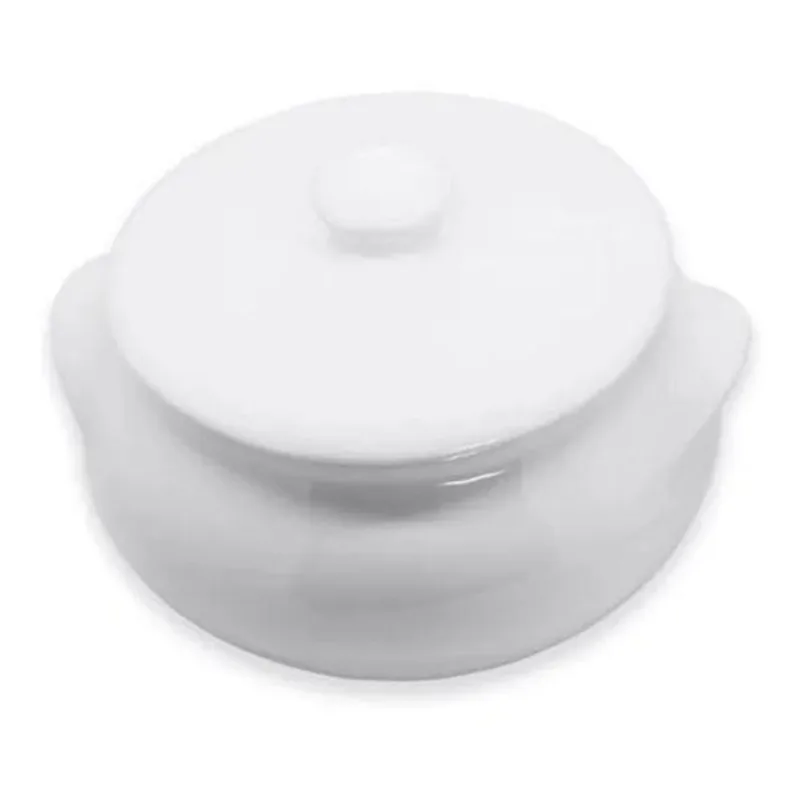 Cumbuca Pequena Com Tampa 650ml Porcelana 1 Linha ...1 Peça