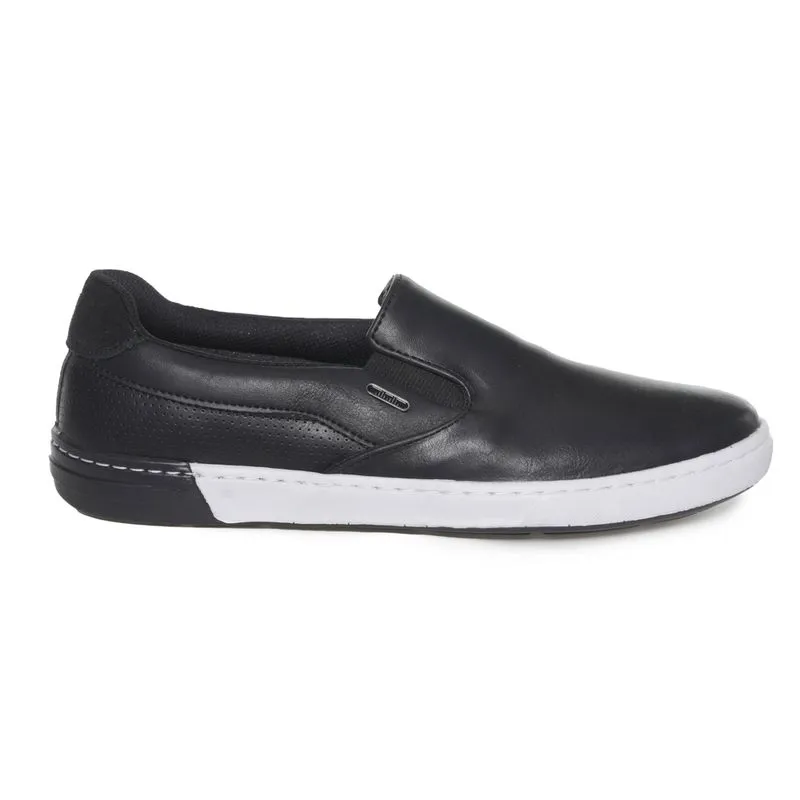 Tênis Cazzac Casual Couro Masculino Preto PRETO - 40