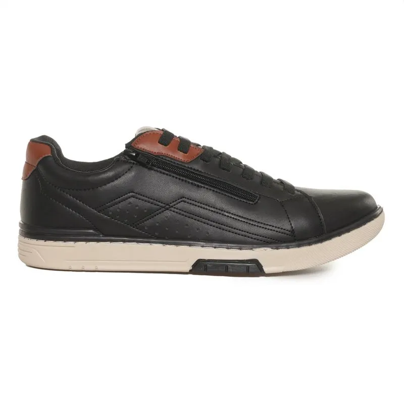 Tênis Casual Cazzac Modern Masculino Preto PRETO - 42