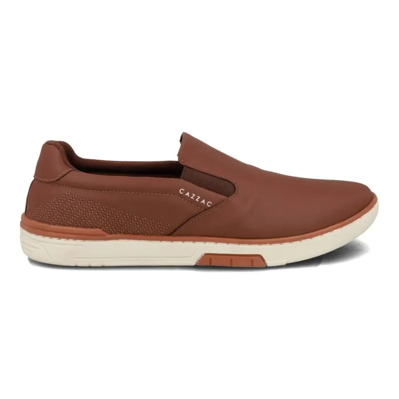 Sapatênis Slip On Cazzac Masculino Caramelo 42