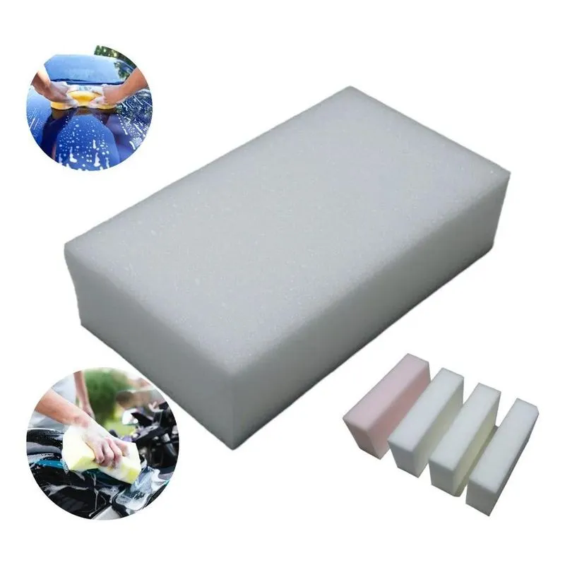 5x Espuma Esponja Lavar Carro Moto Kit Com 4 Peças