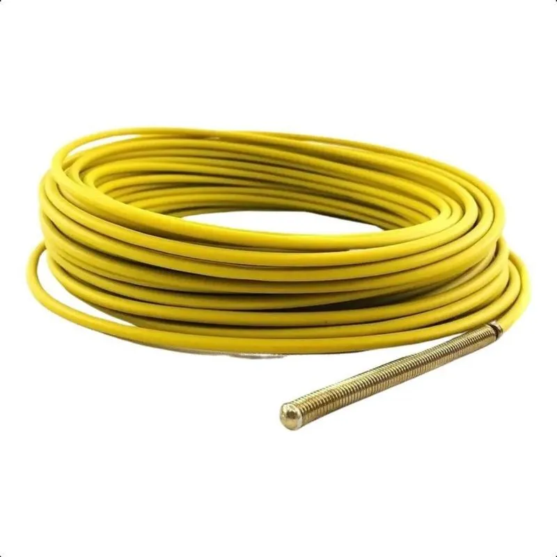 2x Guia Passa Fio Elétrico Sonda De Pvc Alma De Aço Vonder 3