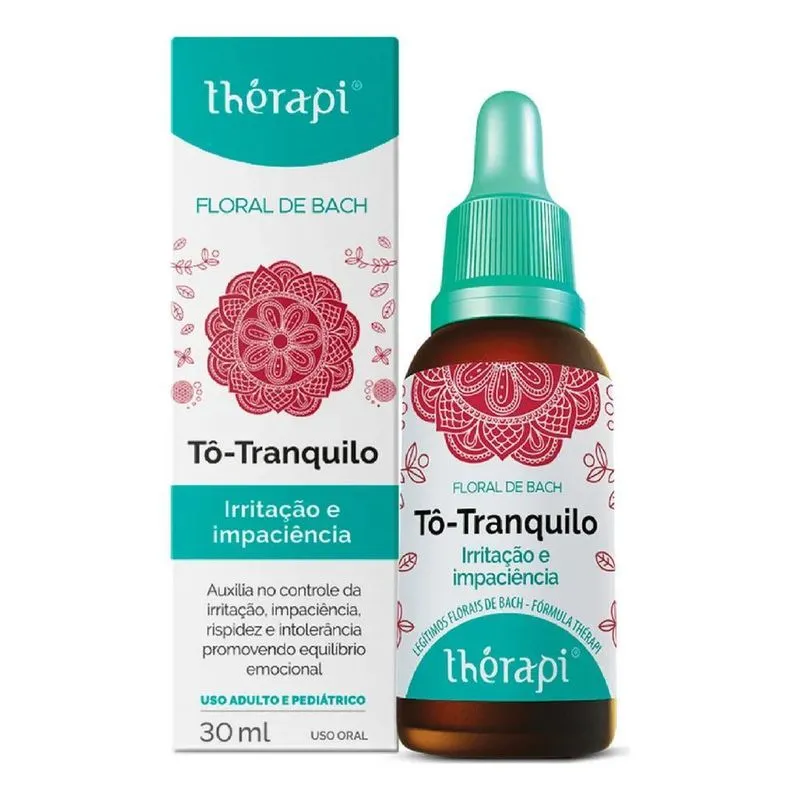 3x Floral Stress Irritação Impaciência Tô Tranquilo Therapi