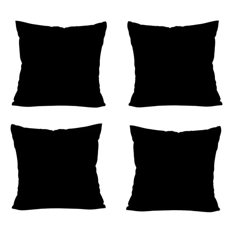 3x Kit 4 Capas De Almofadas Suede Decorativa 45x45 Várias Co