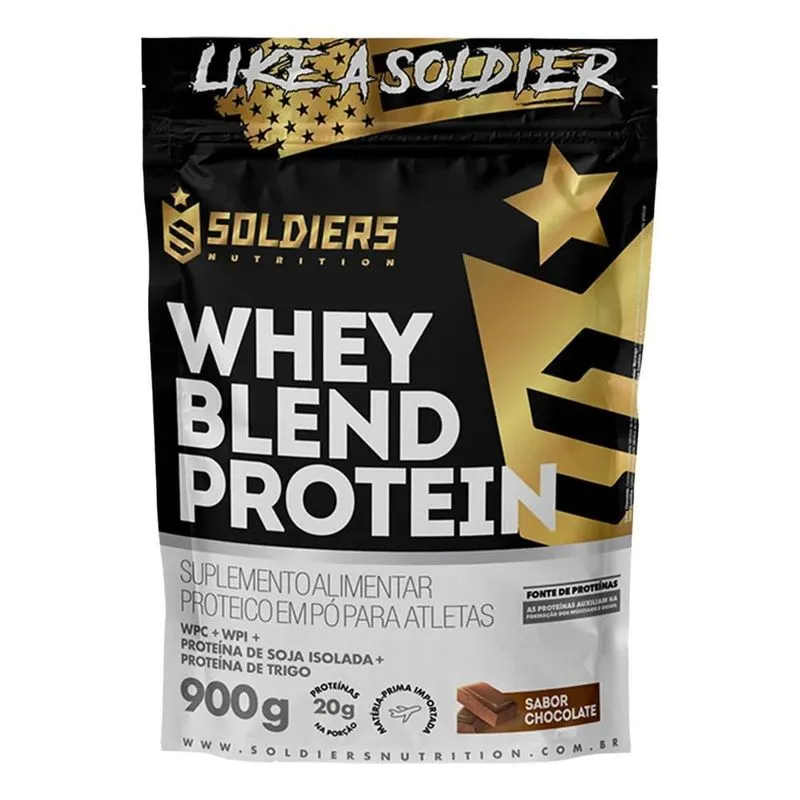 10x Whey Blend Protein Concentrado E Isolado 900g Sabor Cho