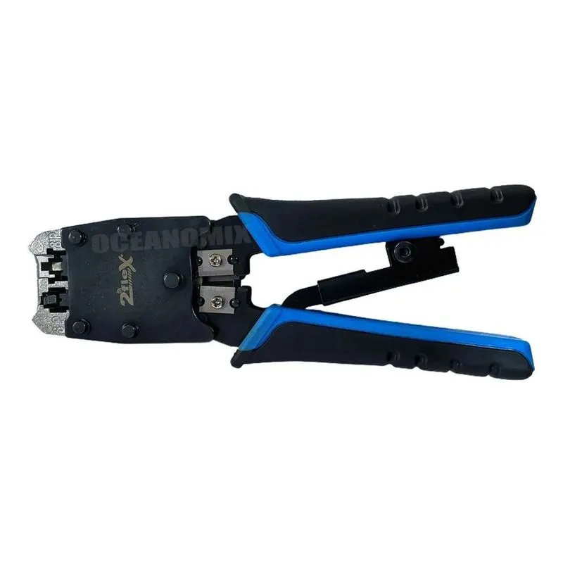 5x Alicate De Crimpar Rj45 Rj11 Utp Profissional Cromado 2fl