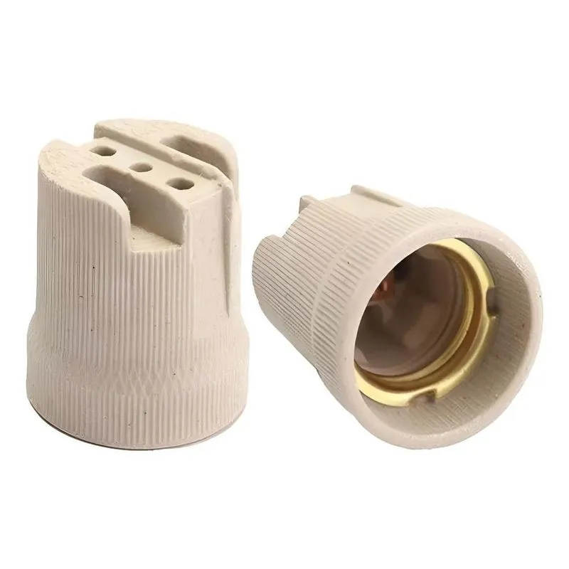 Bocal Soquete E27 Porcelana F Branco