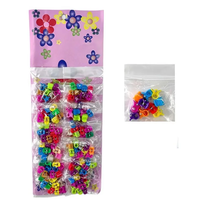 120 Mini Piranhas Prendedor Presilha Para Cabelo 1 Colorido