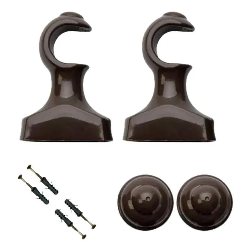 10x Kit Suporte Para Varão De Cortina 29mm Rei