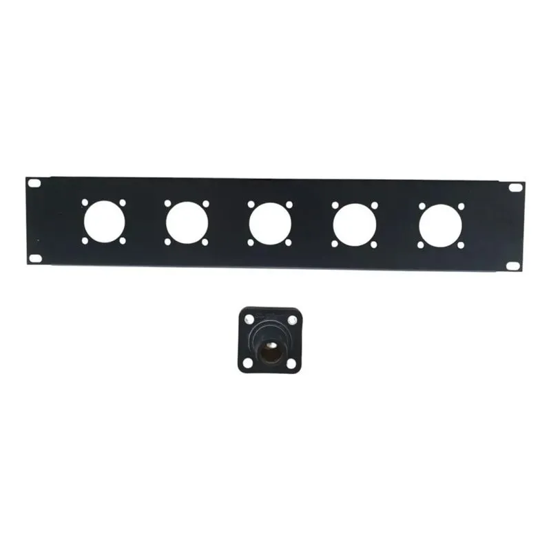5x Painel Régua Padrão Rack 19 2u Para 5 Camlook 400amp 600v