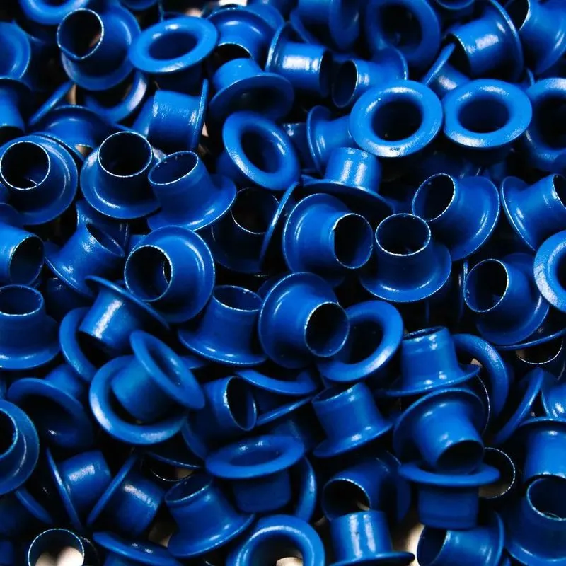 Ilhós 54 Alumínio Baxmann - Pacote Com 1000 Azul Royal