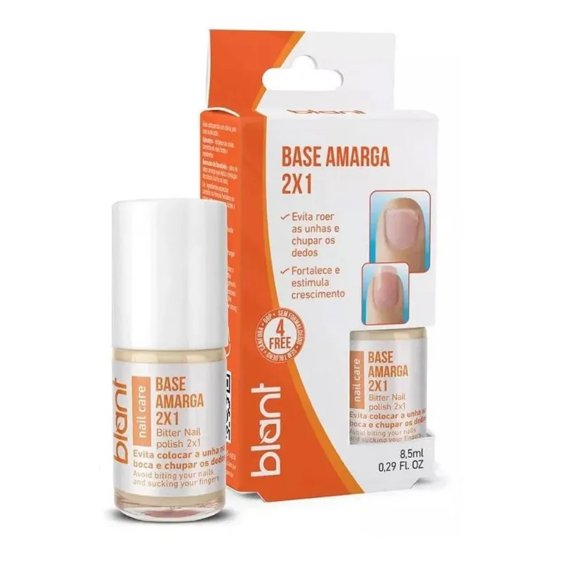 3x Base Amarga 4free Blant Ideal Para Parar De Roer Unha Ráp