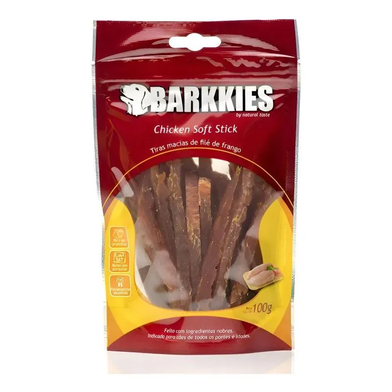 Petisco Pet Natural Taste- Barkkies Cães- Chicken Soft Stick