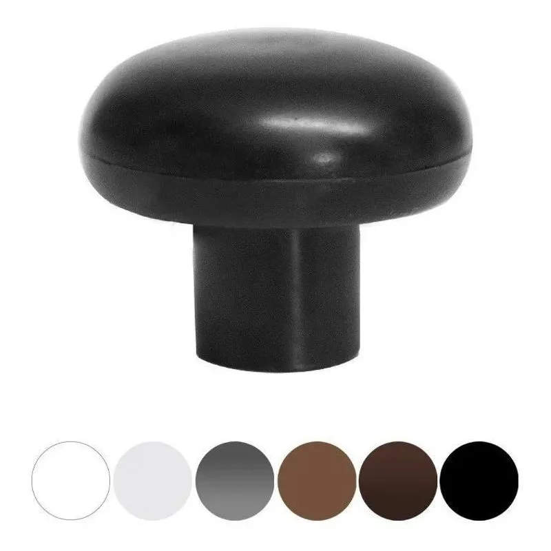 Kit 10 Puxadores Móveis Porta Gaveta Vitória C Preto