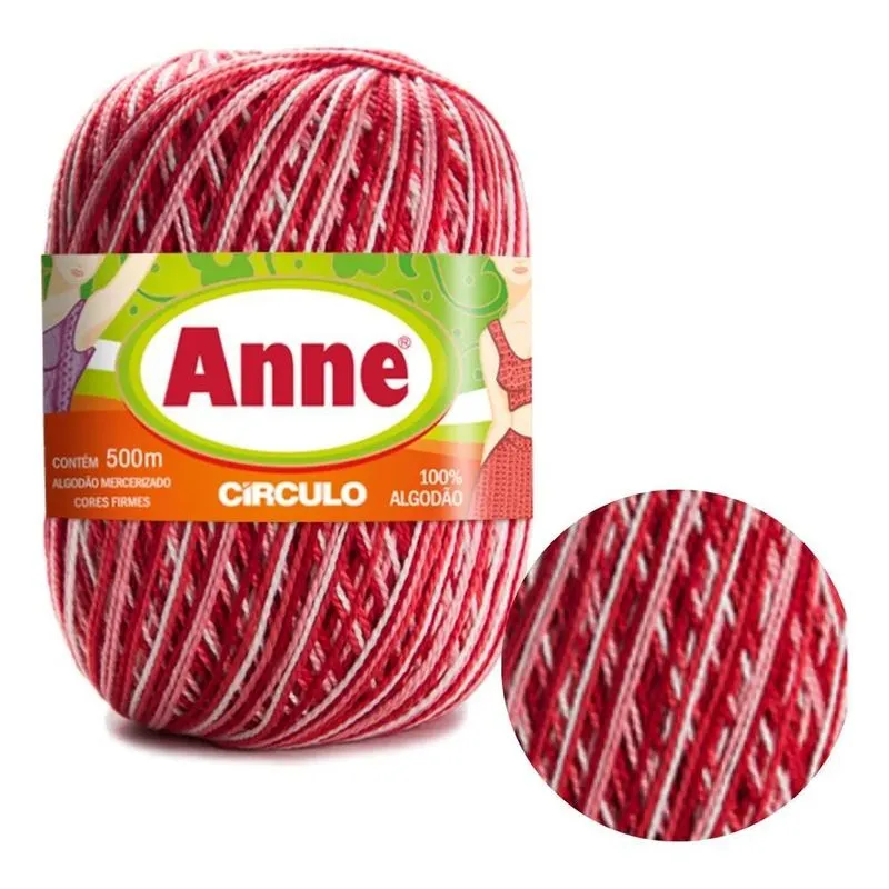 Fio Anne 500m Novelo Tricô Crochê Da Circulo - 9202 - Antúr