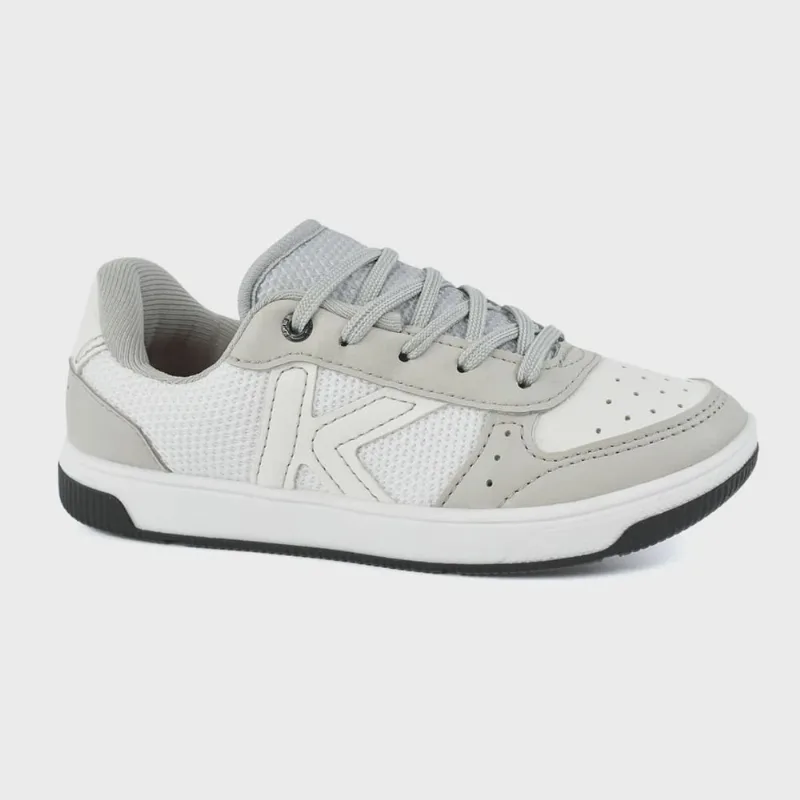 Sapatênis Kidy Firenze Respitec Infantil Cinza Branco