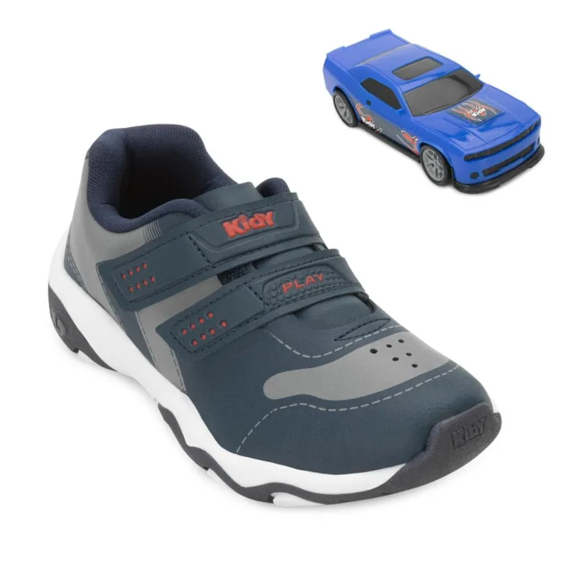 Tênis Kidy Play Infantil KD25-00706 29 / Marinho/Cinza