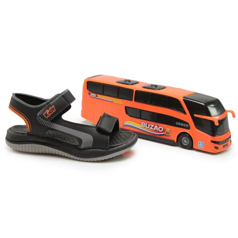 Papete Kidy + Brinquedo Infantil Preto 26