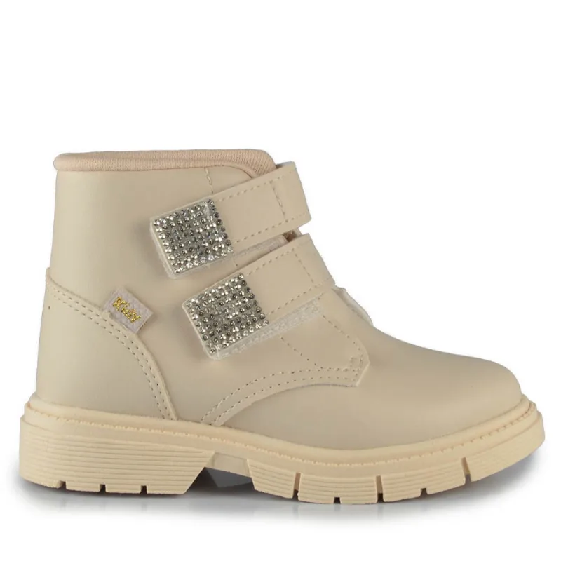 Coturno Infantil Kidy Feminino Fashion 084.0109 0077 MARFIM 23