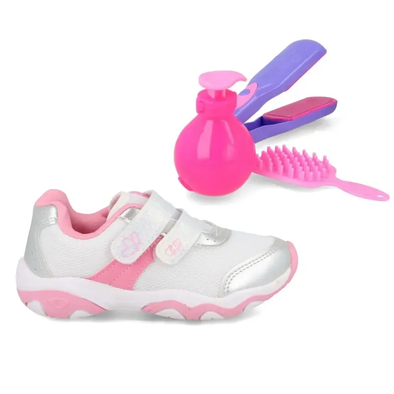 Tênis Kidy Confort Infantil Prata 32