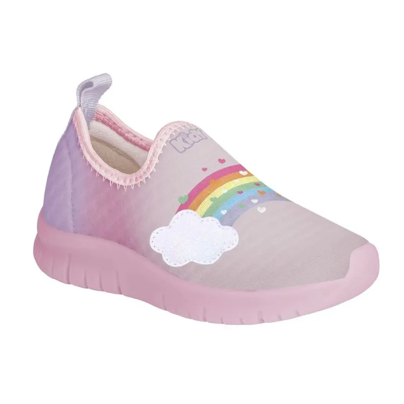 Tênis Infantil Feminino Kidy Rosa com Brinquedo Unicórnio 26 / Lilás