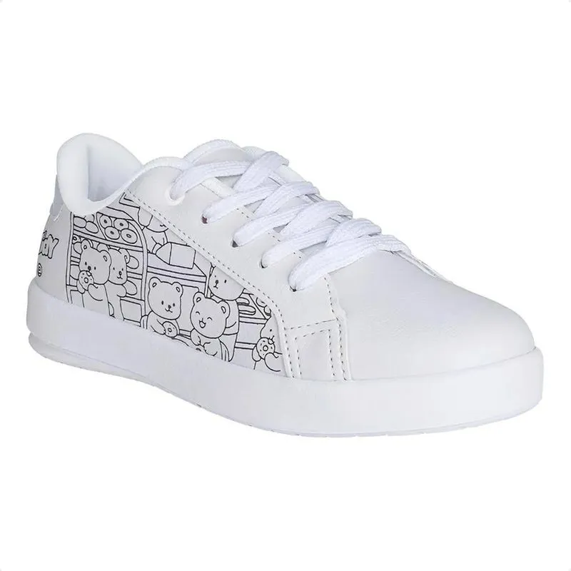 Tênis Infantil Feminino Kidy Astral Bobbie Goods 31 / Branco