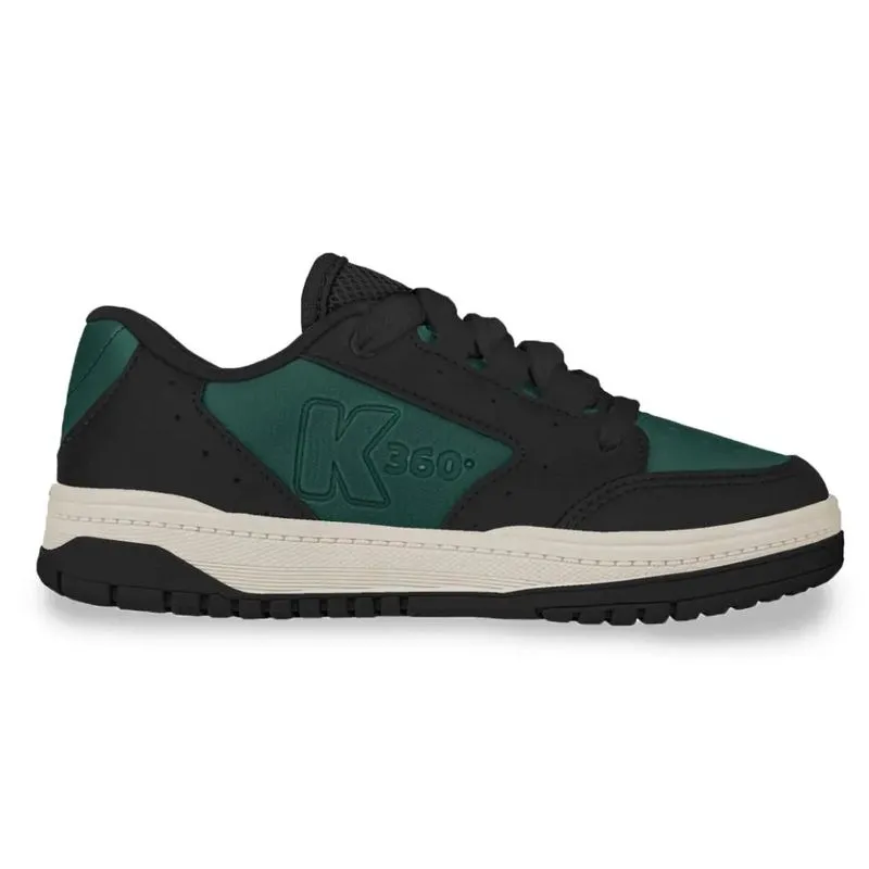 Tênis Kidy K360 Respitec Infantil Preto/Verde Casual 33