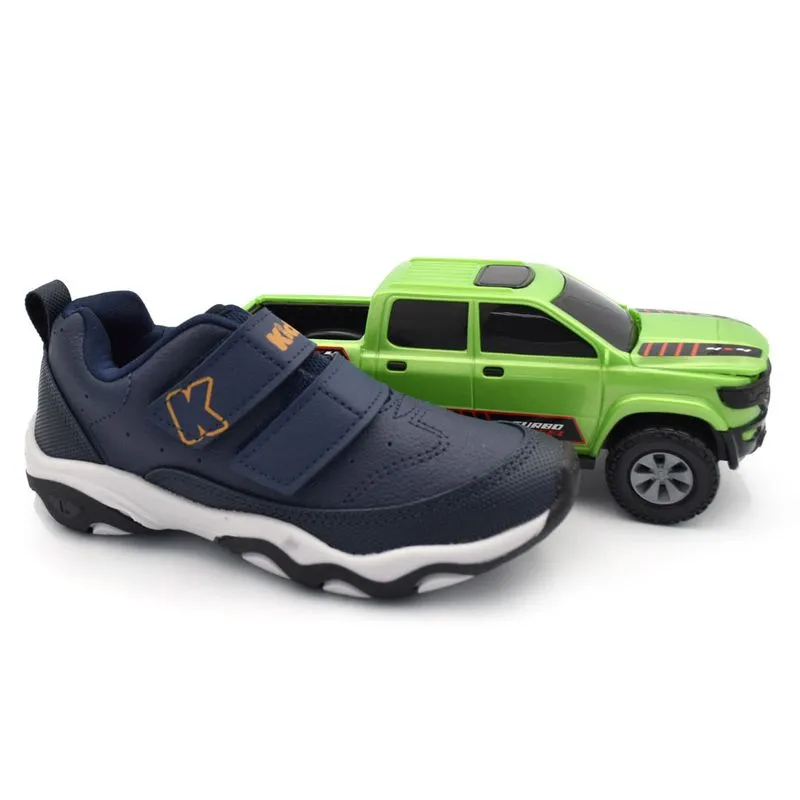 Tênis de Menino com Carrinho Kidy do 25 ao 32 Azul 007-0828 25
