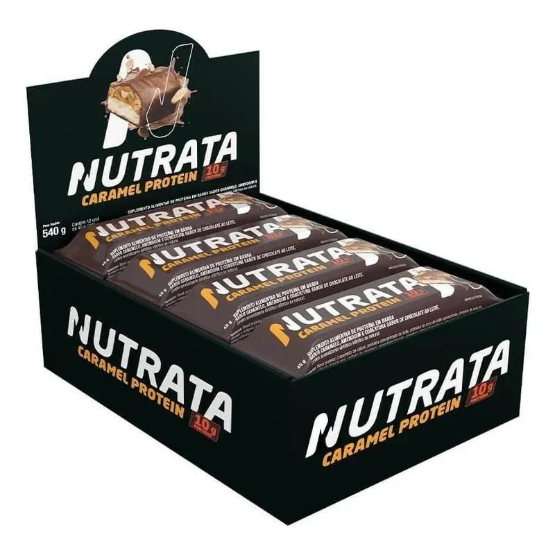5x Display Barra Protein 12 Un. De 45g - Nutrata