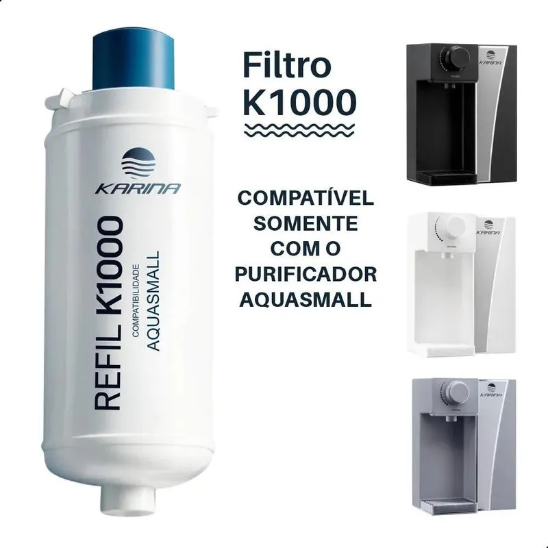10x Filtro Refil Purificador Karina Bebedouros Kpb K