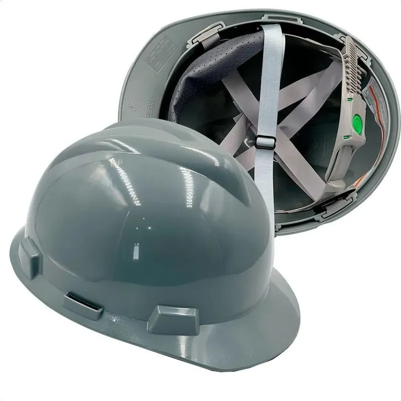 2x Capacete Msa V-gard, Suspensão Push-key Com Jugular Ca 49